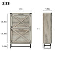 Maupvit 24 W Farmhouse Shoe Cabinet Storage for Entryway