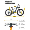 Dual Motors AWD 2000W Electric Bike for Adult 26'', UL2849 48V 60AH Removable Battery E - Mountain Bike 4'' Fat Tire up to 35MPH&200miles Long Range Off Road Ebike Beach Dual Hydraulic&Brakes E - Bicycle
