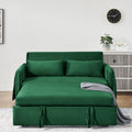 Convertible Sofa Bed, 3 in 1 Sleeper Sofa with 2 Pillows and Adjustable Backrest for Living Room Office, Black