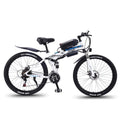 Electric Folding Mountain Bike 26 in 21 Speed Long Endurance Power - Assisted Bicycle Electric City Bike