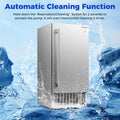 110 LBS/24H Commercial Ice Maker, 15" Built-in Undercounter Ice Machine with 25 LBS Storage & Reversible Door for Home Bar, Restaurant