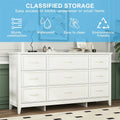 Kadyn Modern 6 Drawer Dresser Wood Cabinet, Dresser for Bedroom, Kitchen Storage Cabinet with Drawers, Chest of Drawers(Black)