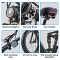 Dual Motors AWD 2000W Electric Bike for Adult 26'', UL2849 48V 60AH Removable Battery E - Mountain Bike 4'' Fat Tire up to 35MPH&200miles Long Range Off Road Ebike Beach Dual Hydraulic&Brakes E - Bicycle