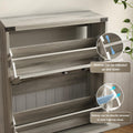 Maupvit 24 W Farmhouse Shoe Cabinet Storage for Entryway