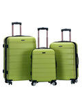 Rockland Luggage Melbourne 3 Piece Hardside Luggage Set, F160