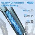 Aairsk 24'' Electric Bike for Adults, 400W E - Bicycle, Top Speed 25MPH, 36V 13AH Battery, City Mountain Ebike