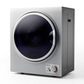 Costway Electric Tumble Compact Laundry Dryer Stainless Steel Wall Mounted 1.5 Cu .ft