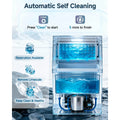 AECOJOY Commercial Ice Maker 90 lbs/24H, Stainless Steel Under Counter Ice Machine with 22 lbs Storage