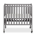 Dream on Me 3 - in - 1 Portable Crib Gray