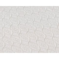 Riverbay Furniture Metal Folding Bed with Memory Foam Mattress in Beige