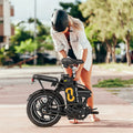 16" Folding Electric Bike with 500W Brushless Motor, 20 MPH, 37-Mile Range, Removable Battery & Dual Disc Brakes, Mini E-Bike for City Commuting