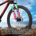 26 in Adult Mountain Bike, 21 Speeds Disc Brakes, 17" Frame and Dual Disc Brake MTB Bicycle for Men Women Adult, Black