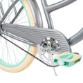 Nel Lusso Classic Cruiser Bike with Perfect Fit Frame, Women'S, Gray, 26"