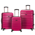 Rockland Luggage Melbourne 3 Piece Hardside Luggage Set, F160