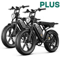 Electric Bike for Adults, 750W Peak 1500W Motor, 20"x4" Fat Tire E Bicycle, Hydraulic Disc Brakes, E Mountain Bike, 48V/15AH UL2849, App Control