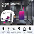 3 Piece Luggage Sets, Hard Shell Suitcase 20/24/28 in with TSA Lock and Spinner Wheels, Expandable Lightweight Travel Luggage for Men Women, Multicolor Purple