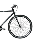 Wonder Wheels Fixed Bike 700C 57cm Hi - Ten Steel Frame Side Pull Brake Alloy Black Rims 700c*1.5*14g*32h*h30 Black Spokes, Tire: Black. - Matte Black & Black