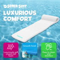 TRC Recreation Sunsation 1.75" Thick Foam Swimming Pool Lounge Float, Navy