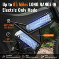 2000W Electric Dirt Bike for Adults Ridingtimes GT73 UL2849, Brushless Hub Motor, 18.2ah*2 Electric Bike with 25\ Tires Digital Screen Carbon Steel