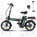 COLORWAY Electric Bike, 500W/10.4ah/36V Removable Battery E Bike, Electric Foldable Pedal Assist E - Bicycle, 19.9MPH Bicycle for Teenager and Adults BK5M UL2849