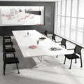 Tangkula Rolling Conference Room Chairs Set of 12