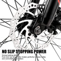 26 in Adult Mountain Bike, 21 Speeds Disc Brakes, 17" Frame and Dual Disc Brake MTB Bicycle for Men Women Adult, Black