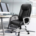 AECOJOY Office Chair Ergonomic, Leather Office Chair with High Back