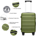 MIUSSE Luggage Sets 3 Piece, 20 in Carry on Luggage with Wheels, 100% PC Hardshell Suitcase with TSA Lock, Carry on Suitcases Airline Approved with Travel Backpack for Men Women