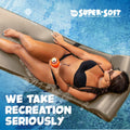 TRC Recreation Sunsation 1.75" Thick Foam Swimming Pool Lounge Float, Navy