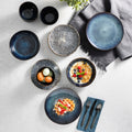 Gibson Elite Matisse 16 - Piece Dinnerware Set - Taupe
