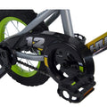 12 In. Rock It Boy Kids Bike, Grey Matte and Lime