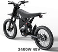 2000W Electric Dirt Bike for Adults Ridingtimes GT73 UL2849, Brushless Hub Motor, 18.2ah*2 Electric Bike with 25\ Tires Digital Screen Carbon Steel