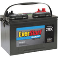 Everstart Lead Acid Marine & RV Deep Cycle Battery, Group Size 27DC 12 Volt, 750 Mca*