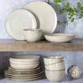 Gibson Elite Matisse 16 - Piece Dinnerware Set - Taupe