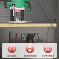 AECOJOY 60’’ Workbench and Garage Cabinet Storage System 2000LBS Heavy Duty Work Bench Table