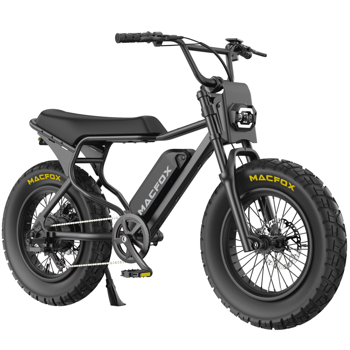 MACFOX X7 Adult Electric Bike, 750W E - Bike, 25 MPH, 48V 13ah Removable Battery, 35 - Mile Range, Hydraulic Brakes, Upgraded 20x5.0 Wide Rear Tire