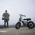 AMYET G60 Peak 1500W Electric Bike, 20" Fat Tire E - Mountain Bikes, 48V 20ah 32MPH Ebike for Adults Full Suspension UL2849